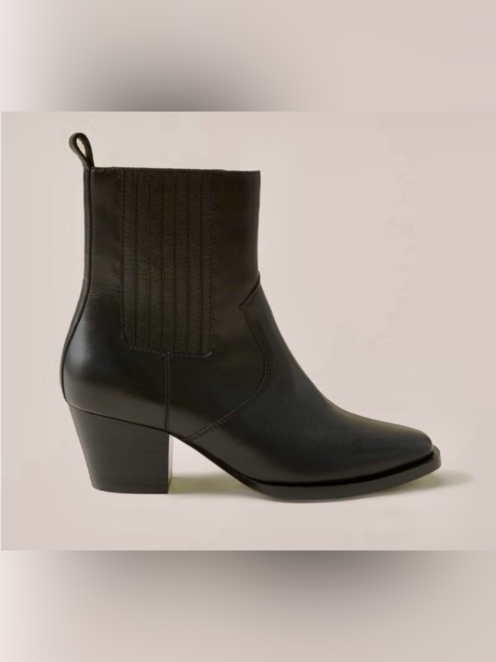 Abercrombie & Fitch Margaux Leather Booties